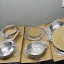 Mueller Pots and Pans Set 17-Piece, Ultra-Clad Pro Stainless Steel Cookware Set, Ergonomic EverCool Handle, Induction Cookware, Includes Saucepans, Skillets, Dutch Oven, Stockpot, Steamer For Cooking (17, Silver)