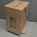 AKOZLIN Jewelry Box 6-Tier Organizer Functional 360 Rotating Jewelry Storage Case for Women Girls Ring Necklace Earring Bracelet Holder with Mirror (Champagne)