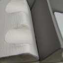 Hansleep 4PCS Orthopedic Bed Wedge Pillow for Sleeping, Adjustable Post Surgery Pillow Set for Body, Back and Leg Pain Relief, Memory Foam Support Pillows for After Surgery, White