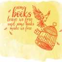 Family Leave Us Free Motivational Quote Wall Decal Decoration Make Us Free Books Quote Book Lovers Bookish Quotes Readers Lasts Years and Easily Removable - Size: 30 in(W) x 24 in(H)