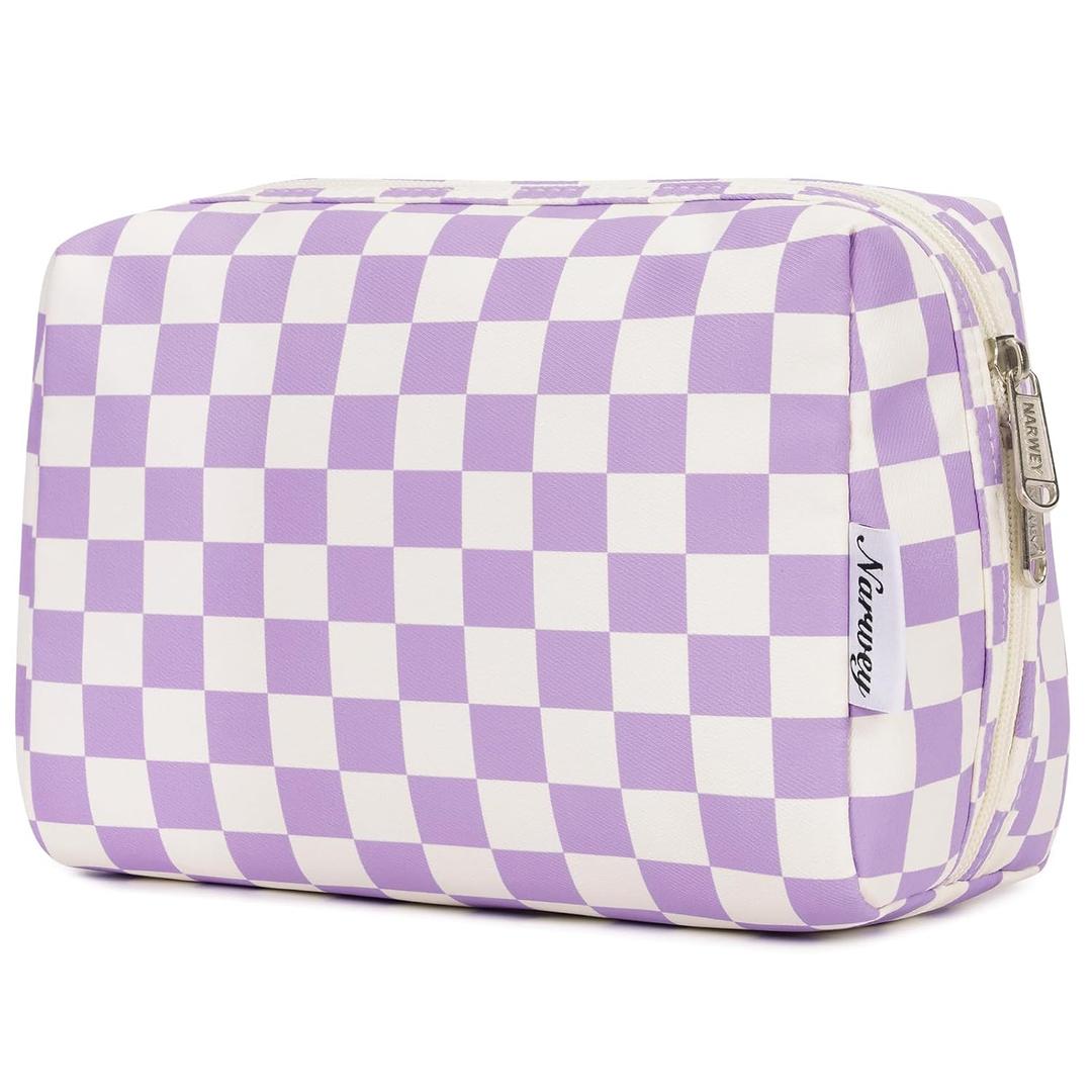 2 x Narwey Makeup Bag Travel Toiletry Bag, Cosmetic Bag for Women Girls
