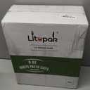 LITOPAK 400 Pack 8 oz Disposable Paper Coffee Cups, White Paper Hot Coffee Cups for Party, Picnic, Travel, and Events