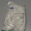 36 Inch White Knitted Christmas Tree Skirt, Chunky Cable Knit with Braided Scalloped Edge, Perfect for Xmas Holiday Decorations