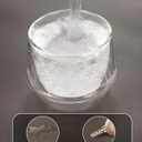 Desk Pad Mat 23.6"x13.7" - Waterproof Mouse Pad & Desk Protector, Non-Slip PU Leather for Gaming Keyboard/Mouse, Stitched Edge XL Office Desk Pad with Ergonomic Support(Dark Grey)