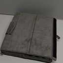 KDD Tablet Pillow Holder, Foldable iPad Stand for Lap, Bed and Desk -Tablet Soft Pad Dock with Pocket & Stylus Mount Compatible with iPad Pro 12.9, 10.5, 9.7 Air Mini 6 5 4 3, Galaxy Tab, E-Reader