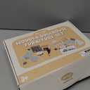 Wooden Dollhouse Furniture Set, Sanlebi Doll House Accessories and Furniture, Miniature Furniture Including 5 Room Kits, Pretend Play Toy Gift for Boys Girls Toddler 3+