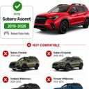 HEKA Roof Rack Cross Bars Compatible with Ascent 2019-2026 with Raised Side Rails, Heavy Duty Anti-Theft Lockble Aluminum Roof Rails Crossbars Rooftop Luggage Racks Carrier