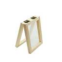 Worown A7 Paper Making Screens, Small Wooden Papermaking Mould & Deckle, (4 x 5 Inch) Paper Making Frames for DIY Paper Craft and Dried Flower Handcrafts