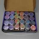 48 Packs Galaxy Putty Slime, Party Favor for Kids Girls & Boys, Adults, Non Sticky, Stress & Anxiety Relief, Wet, Super Soft Sludge Toy,Easter Basket Stuffers