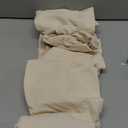 Smiry Waterproof Seat Covers for Dining Room Chairs Set of 4, Stretch Jacquard Removable Washable Chair Seat Slipcovers Protector, No Rear Covers, Beige