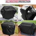 Unicook Heavy Duty Waterproof Barbecue Gas Grill Cover, 65-inch BBQ Cover, Special Fade and UV Resistant Material, Durable and Convenient, Fits Grills of Weber Char-Broil Nexgrill Brinkmann and More