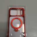 CASEKOO Christmas Merry Stand for iPhone 17 Pro Max Case [360 Spin Magnetic Kickstand][Fit for MagSafe][17FT Military Protection] Slim Polished Frame Titanium Alloy Sturdy Stand 6.9", Red