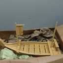 24 Inch Wooden Sushi Boat Serving Tray, Large Sushi Boat Plate for Sashimi Board Seafood Party, Great for Sushi Restaurant or Home (24inch/61cm)