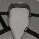 Soft Padded Toilet Seat Cushion with 2-Inch High-Density Foam & Waterproof PU Fabric, U-Shape Padded Toilet Cushion - Secure Hook & Loop Tape, Fits Standard/Elongated Toilets (Grey) (Gray)