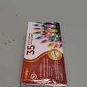 Warm Multi Color Christmas Lights - 6.3 ft String of 35 Incandescent Mini Bulbs Multifunctional Lighting Modes, for Decorative, Bedroom, Outdoor, Xmas Twinkle Tree Lights with Green Wire Total 6.6 ft