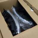 Front Headlight Assembly For 2007-2013 Chevy Silverado 1500 & 2007-2014 Chevy Silverado 2500 3500 Pickup - Replacement Headlamp, Front Bumper Lights (Chrome)