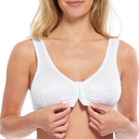 Carole Martin Full-Freedom Comfort Front Closure Bra for Women, Wireless 36