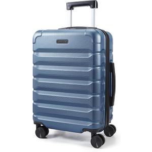 LIGHT FLIGHT Carry On Luggage 22x14x9 Airline Approved Suitcase,Royal Blue