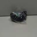 ZAFUL Women's Tie Back Padded High Cut Bralette Bikini Set Two Piece Swimsuit (Medium, 1-black)