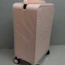 Rolling Makeup Case Cosmetology Case on Wheels Makeup Luggage Case
Cosmetic Travel Trolley Storage with 4 Clear Set Bags for Cosmetologist Nail Tech Kits Hairstylist Adjustable Dividers Pink