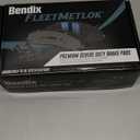 Bendix Fleet Metlok MKD1602FM Semi-Metallic Rear Brake Pads for Ford F-150 2020-2012, Lobo 2020-2015, Lincoln Mark LT 2014-2012