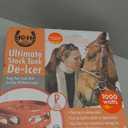 K&H Thermostatically Controlled Stock Tank Deicer  Floating or Submersible Livestock Water Heater with Protective Cage & Cord Clip  Safe for Plastic, Rubber & Metal Tanks - 1000 Watt