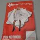 Morph Spider Costume For Women Poncho, Halloween Poncho For Womens, Halloween Costumes For Women Adult Spiders, One Size