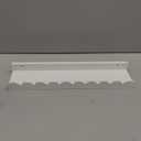 Yirilan 3-Pack Scalloped Shelves, Nursery Shelves for Wall, Floating Nursery Book Shelves for Kids, White (3 Pack - 15.74 in)