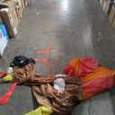 JOIEDOMI 6FT Thanksgiving Inflatable Turkey Decoration Outdoor, Light Up Inflation Turkey with LED, Happy Thanksgiving Blow Up Yard Decorations for Outside, Yard, Garden, Lawn, Party Supplies