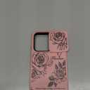 for iPhone 11 Case Women - [2in1] Cute Girls Roses Flowers Compatible with MagSafe Ring Stand Girly Slide Camera Cover Pretty Design for Apple for iPhone 11 Phone Case 6.1"