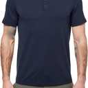 lululemon Mens Evolution Polo Short Sleeve Shirt (Medium, Nautical Navy)