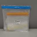 Reusable Gallon Freezer Bags, 10 Pack Dishwasher Safe Silicone Food Snack Storage Bags with 3 Sizes for Marinate Meats, Sandwich, Lunch, Cereal, Back to School Supplies (Multicolor)