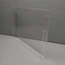 Acrylic Tray 20x16 with Cut Handles - Spill Proof Decorative Tray is an Ideal Countertop Organizer for Living Rooms, Ottoman Coffee Tables, Offices, Kitchens & Serving Guests