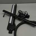 LED Desk Lamp for Home Office - Dimmable Computer Desk Light with Clamp, Modern Architect Task Lamp with Color Changing, Flexible Desktop Lamp with Gooseneck for Monitor, Double Head, Black