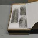 Creative Scents Dublin Silver Vases - Set of 3 Vases for Flowers, Decorative Vases, Farmhouse Decor, Premium Décor, Centerpiece Table Decorations for Your Kitchen, Bedroom, Office, Living Room