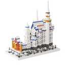 2801Pcs Swan Castle Architecture Micro Building Bricks Model Kit for Adults – Detailed Architectural Display Model – Ages 14+