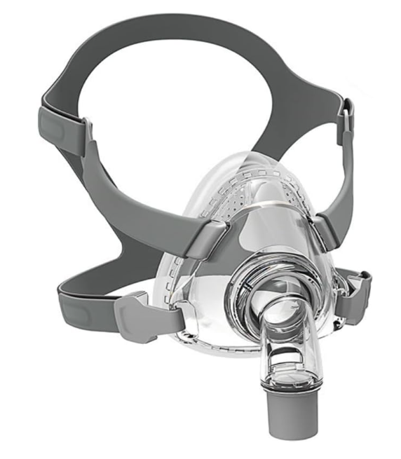 Full Face CPAP Mask, Full Cover Replacement Kit, Comfort Series Nasal CPAP MASK, Cpap Masks Includes Headgear, Cushion, Frame and Elbow(L)