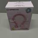 2 x LEMOISTAR Portable Neck Fan, Hands Free Bladeless Fan, 360 Cooling Personal Fan, Battery USB Rechargeable 3 Speed Adjustable Wearable Fan for Outdoor Indoor Office Travel Sports Women(Pink)