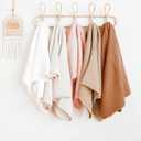 Konssy Waffle Baby Blanket - Soft & Cozy Nursery Swaddle Blanket, Lightweight Toddler Throw for Boys & Girls, Ideal for Wrapping(Clay) (41" x 37")