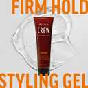 American Crew Men's Hair Styling Gel, Firm Hold, Non-Flaking, 8.4 fl oz