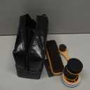 Shoe Shine Kit for Men & Women, 16Pcs Black Shoe Polish Kit for Leather Boots Care, Mens Gifts Ideas