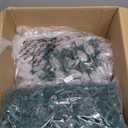 C9 Christmas Lights Outdoor with 100 Spring Clips, 65FT 100 LED C9 String Lights Waterproof Connectable for Roofline Patio House Yard Windows Indoor Outdoor Christmas Decorations, Warm White 2 Pack