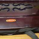 Harmonium Musical Instrument, Maharaja Musicals, 9 Stops, 3 1/2 Octave, Double Reed, Coupler, Dark Mahogany, 2024-25 Model, Standard, Padded Bag, A440 Tuned, Indian Sangeeta Harmonium - DC