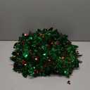Christmas Tinsel Holly Berry Wreath - 12 Inch Pack of 4