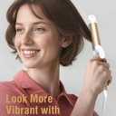 Europe Travel Curling Iron Mini: Dual Voltage Curling Iron for Traveling - Mini Travel Curling Irons 1 Inch with US Plug,Gold 450 for Thick/Coarse Short Hair