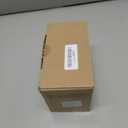 Finnhomy Stem Caster Wheels 2 Inch Heavy Duty Threaded Swivel Casters 1/4" - 20 x 1 with Brake Set of 4 for Wire Shelve Wheel Anti-wear Smooth Casters, Black