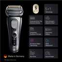 Braun Series 9 PRO+ Electric Shaver, Wet & Dry Razor, Pro SensoAdapt, 6in1 SmartCare Center, 9697CC, Silver