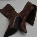 Knee High Boots Women Pointed Toe Tall Boots 3 In Stiletto High Heel Long Boots Side Zipper Dress Knee High Boots (10, Brown)