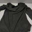 Women's Long Sleeve Thermal Underwear Lightweight Compression Baselayer Shirt Women Clothing Premium Comfort Winter Tops (Black, L)