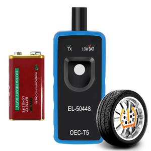 EL-50448 TPMS Relearn Tool with Battery, FIRSTOOL OEC-T5 TPMS Reset Tool TPMS Tire Sensor for GM, Auto TPMS Programming Tool, Tire Pressure Sensor Programming Tool for GM/Buick/Chevy Series Vehicles